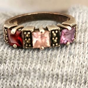 925 Silver gemstone ring